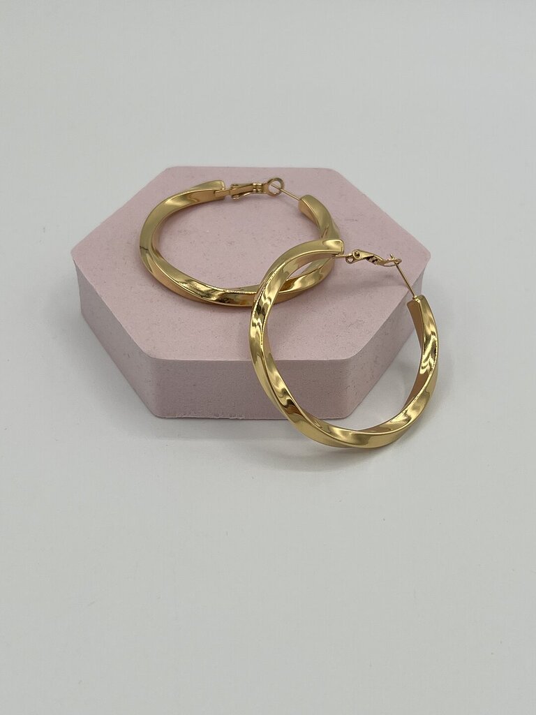 Cerchio torciglione gold 