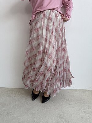 Gonnellone Organza scacco