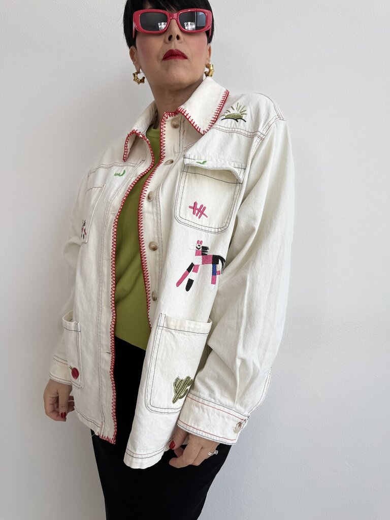 Giacca camicia red impuntura 