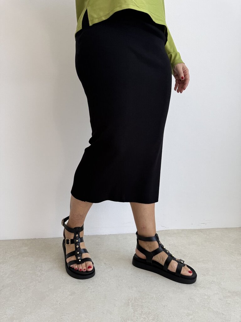 Gonna tubo stretch - Nero 