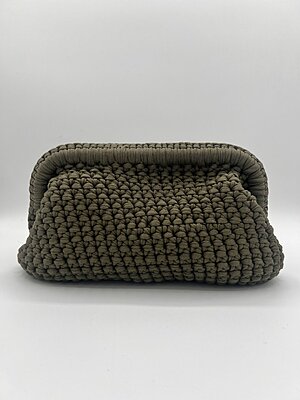 Clutch intreccio militare