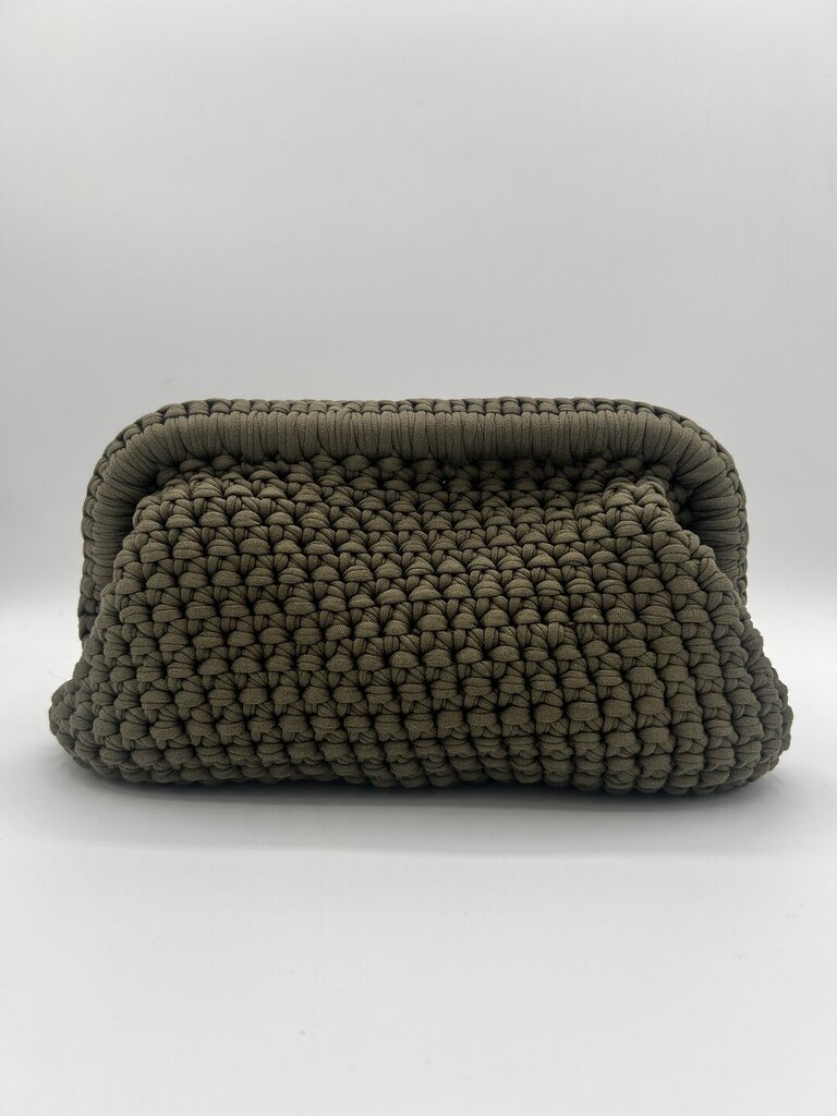 Clutch intreccio militare 