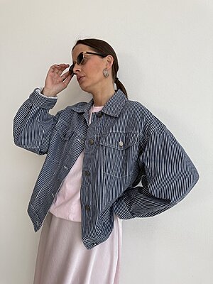 Giubbetto rigolina denim