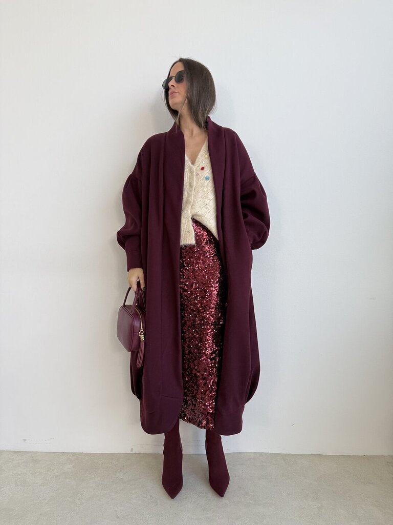 Cappotto Jacqueline - Bordeaux 