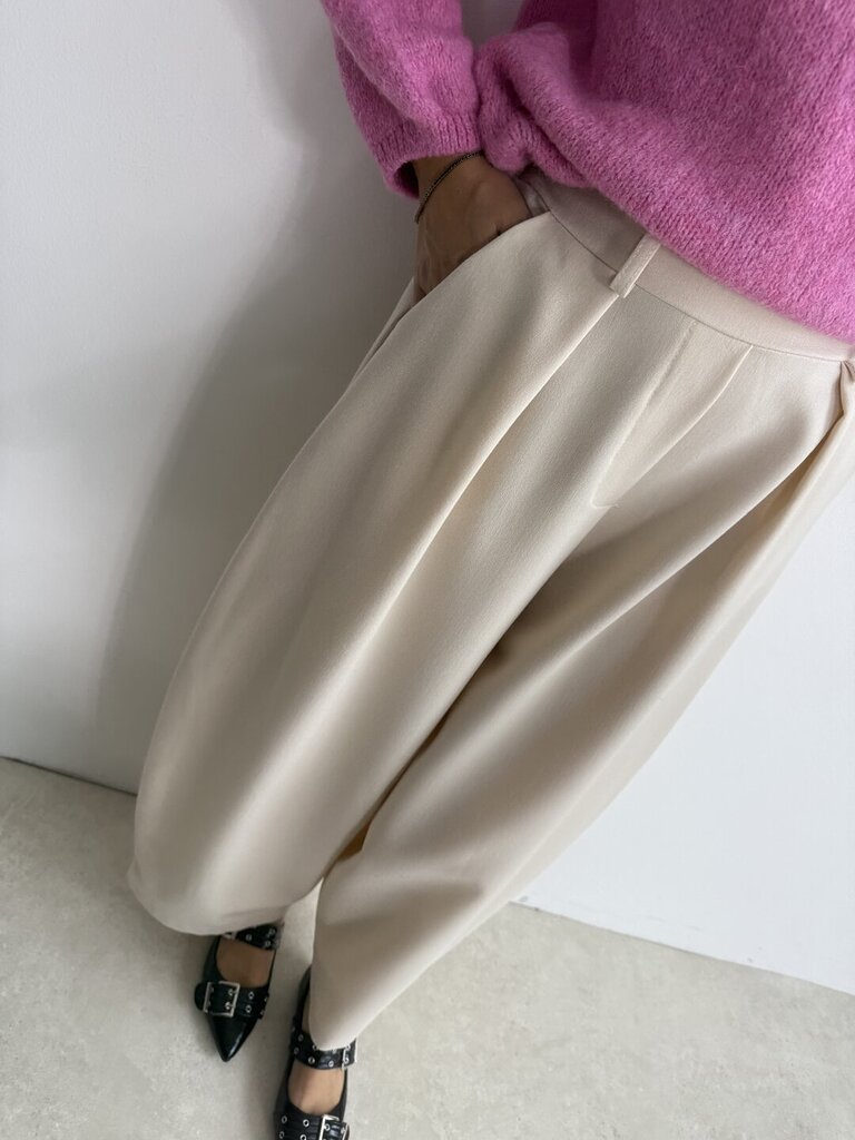 Pantalone Celine - Panna 