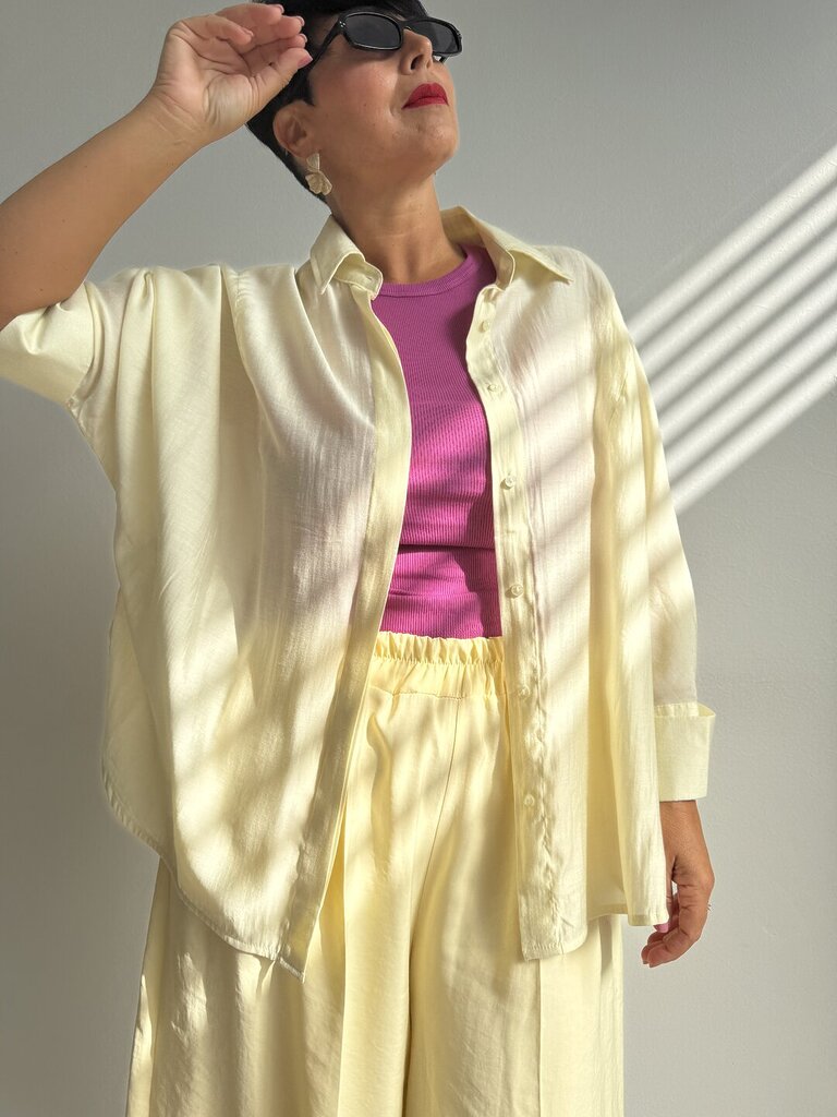 Camicia Stars velo - Giallo 