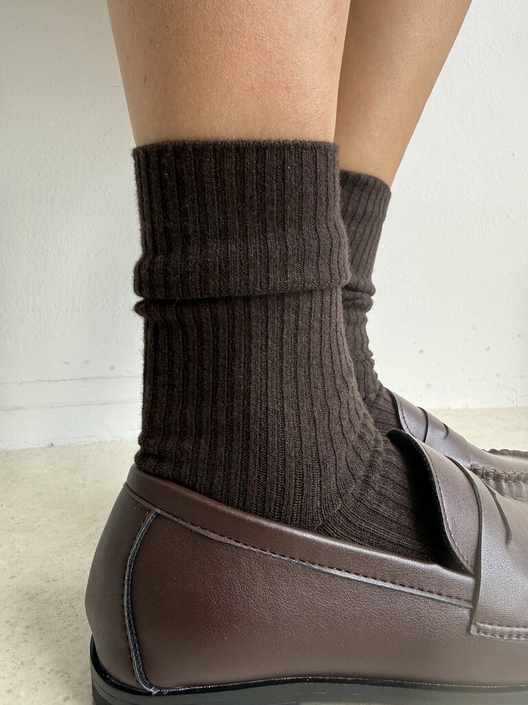 Socks Woolen cashmere - Marrone 