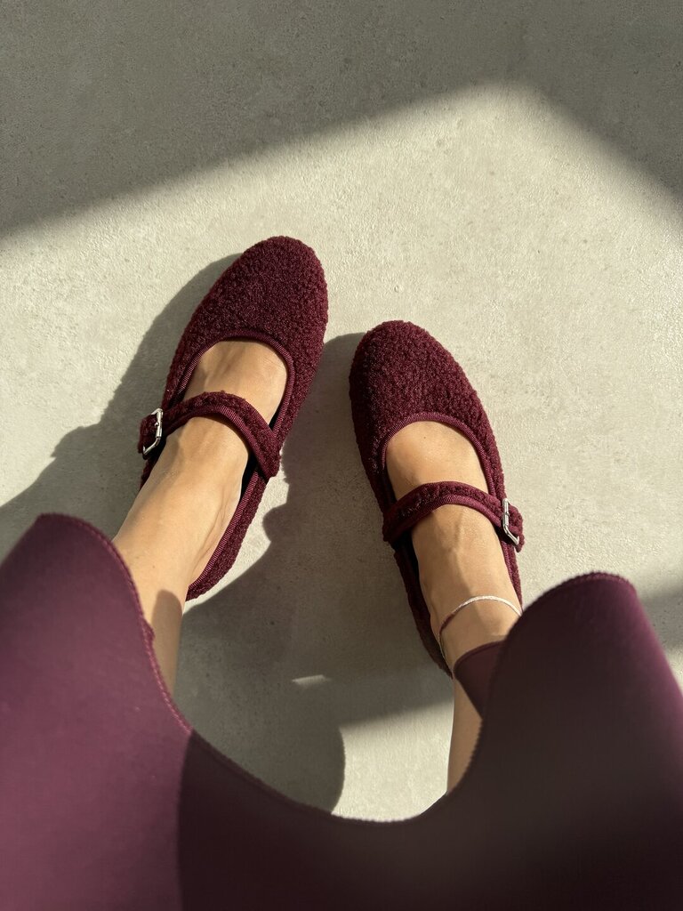 Ballerina TEDDY bordeaux 