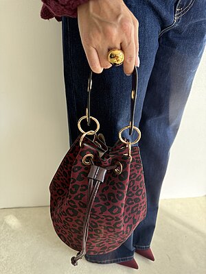 Bag secchiello MACULA ROSSO