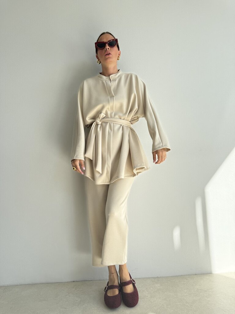 Set DENISE panta & dress - Panna 