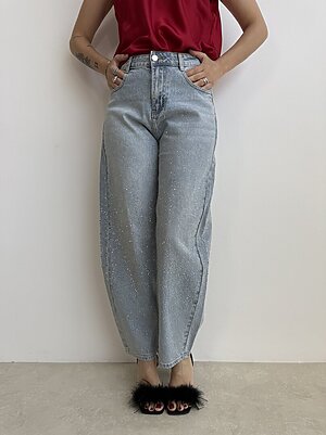 Jeans strass banana