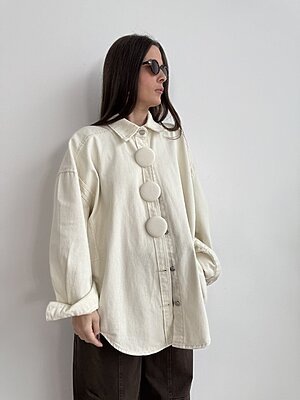 Camicia Bigbotton panna