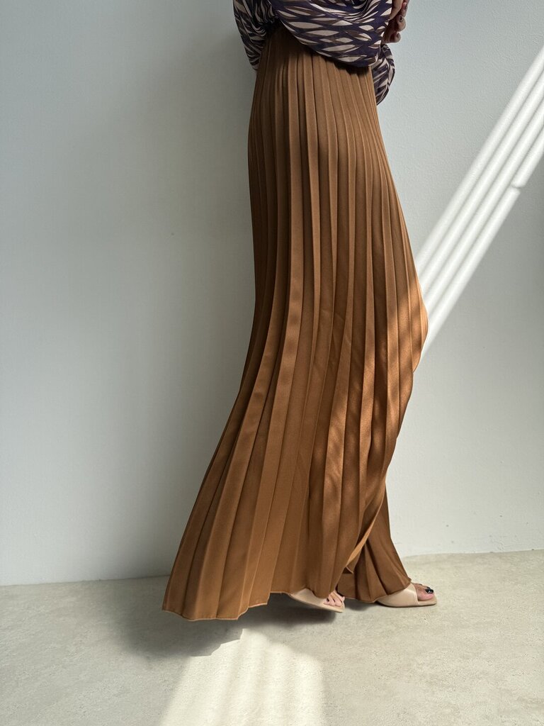 Pantalone Valery plissè - ruggine 
