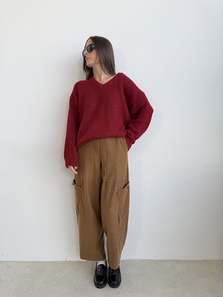 Panta Samantha - marrone bruciato 