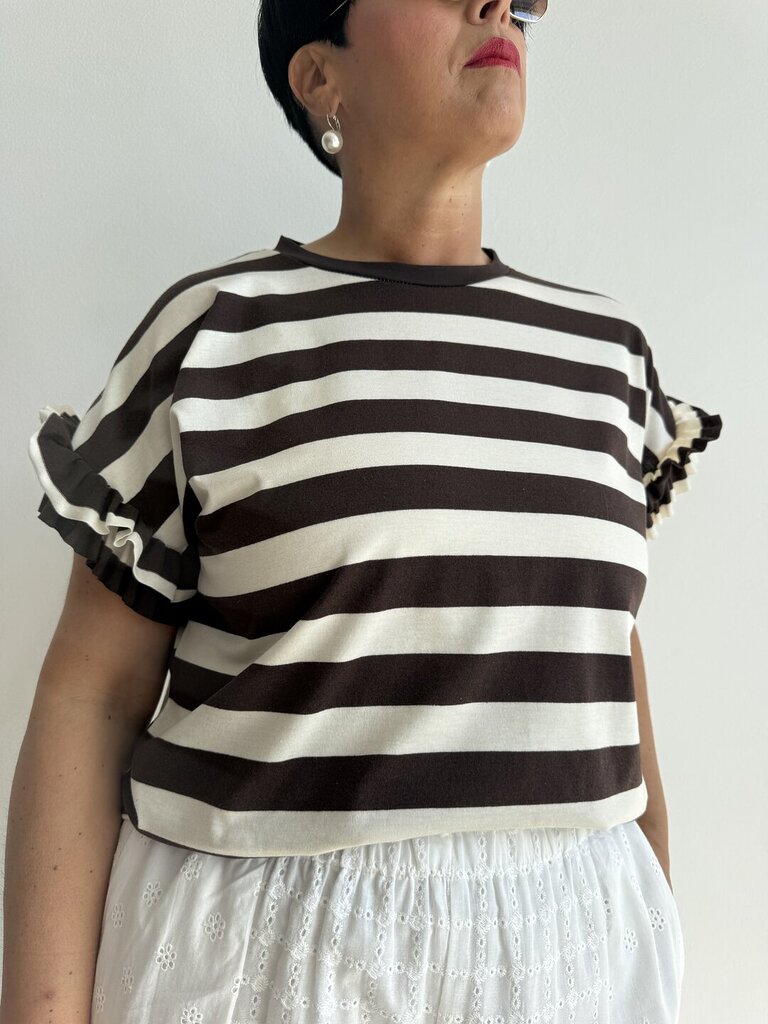 Ts Paola m/rouches - cioccolato 