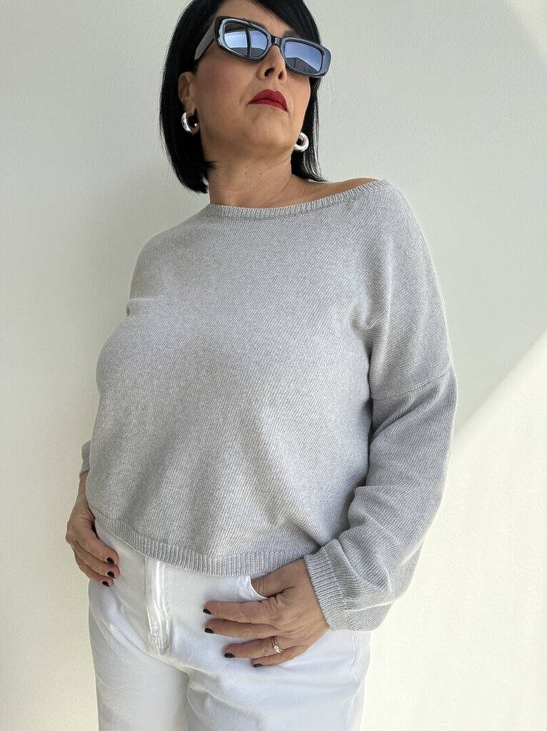 Pull LUISA cotone - Grigio 