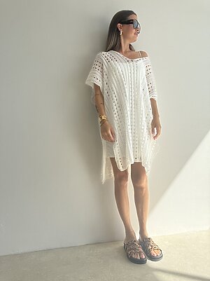 Dress over traforato