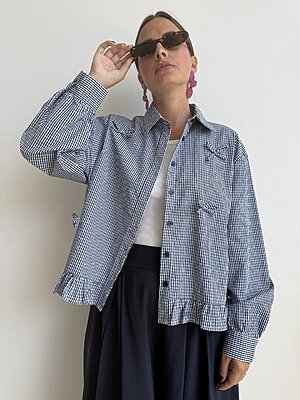 Camicia fiocchetto vichy