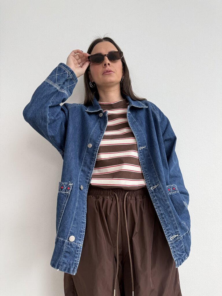 Giacca Rombobollo Red Denim 