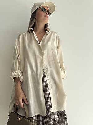 Camicia over velata