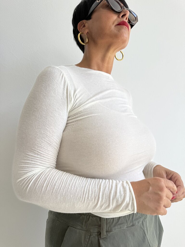 Maglia ultralight CASHMERE - Panna 