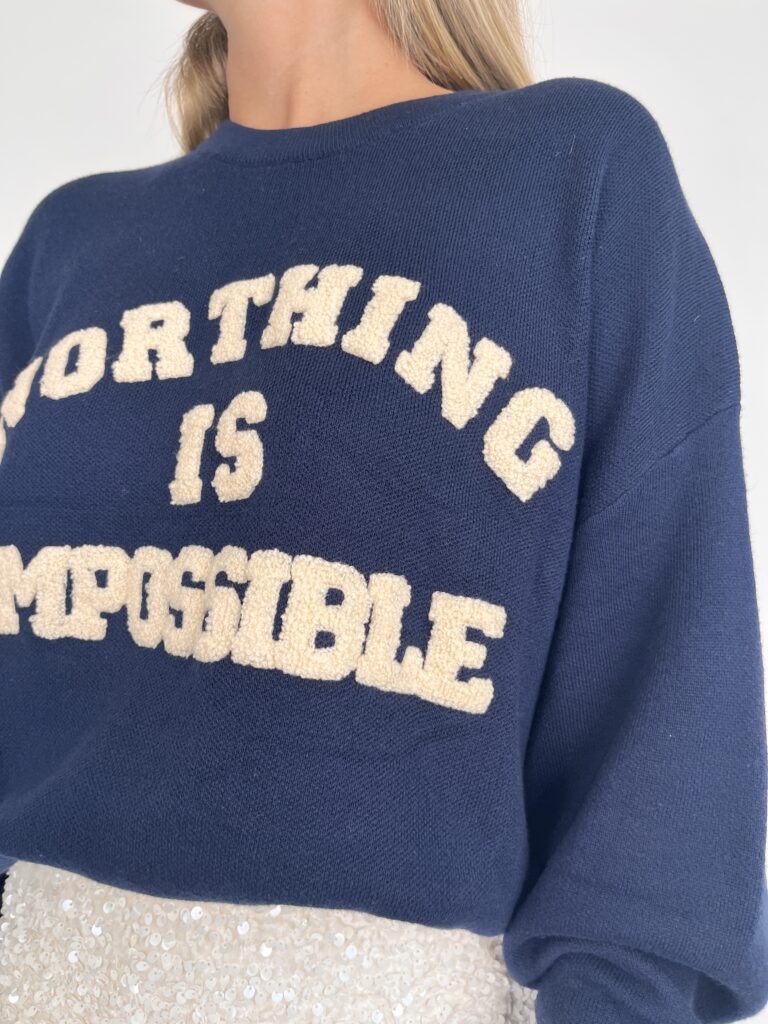 Pull girocollo Northing - Blu 