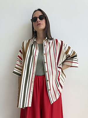 Camicia Vertical Line