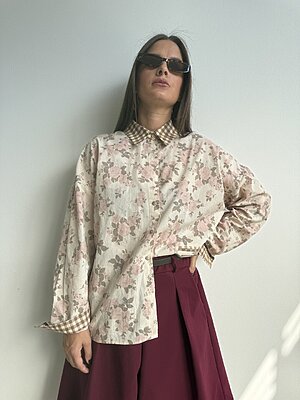Camicia Roses vichy