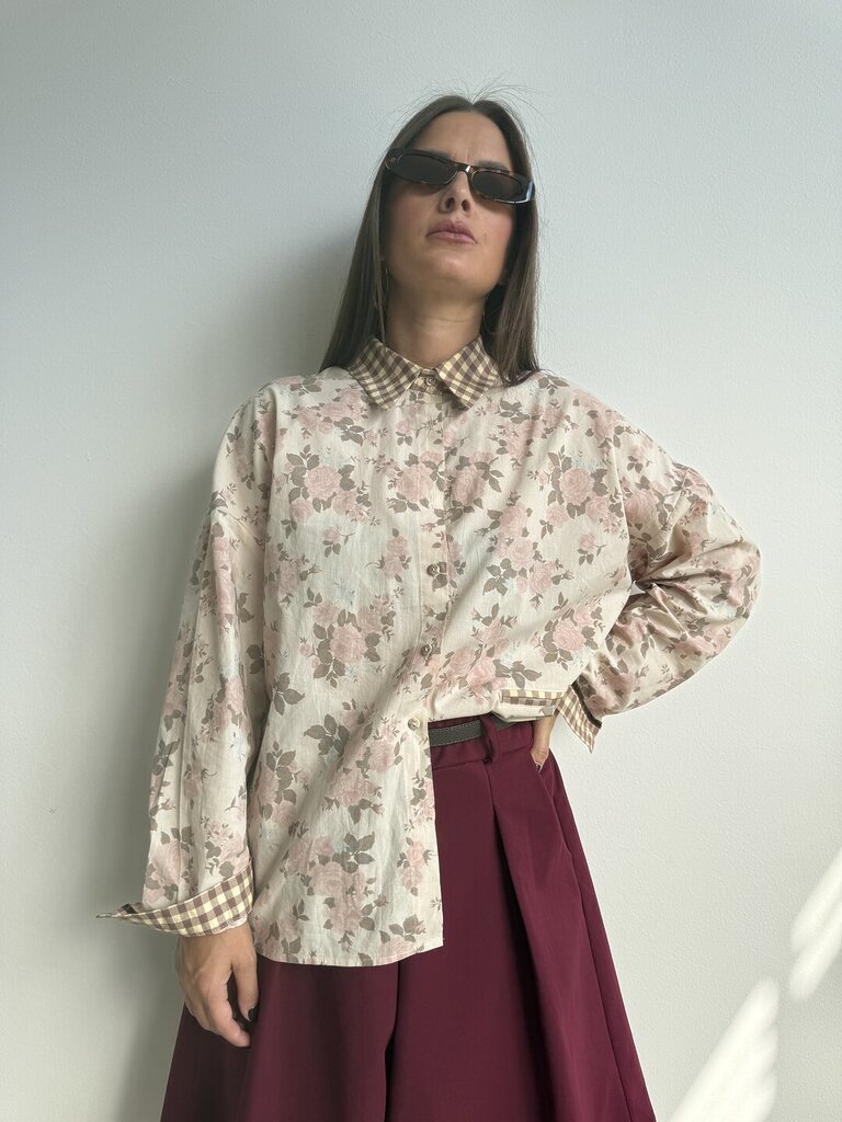 Camicia Roses vichy 