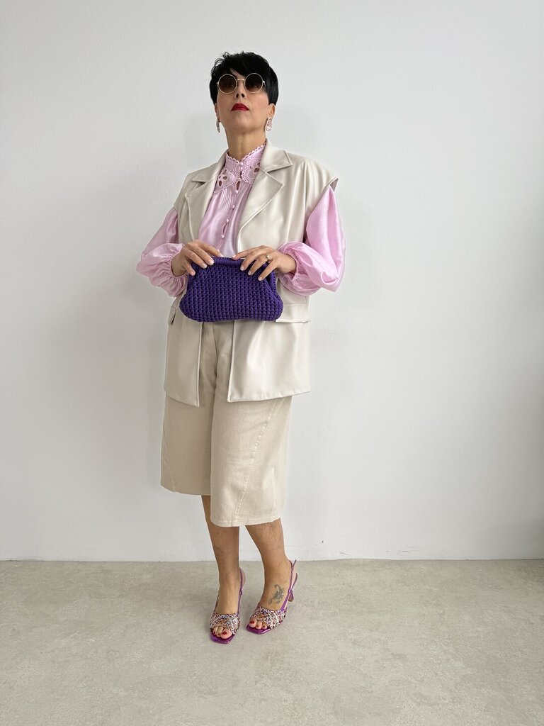 Set Bermuda Maya denim - sabbia 