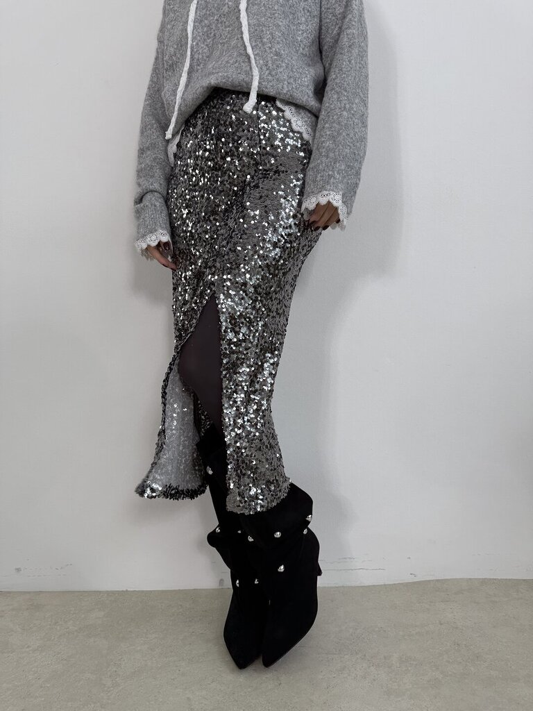 Longuette paillettes 