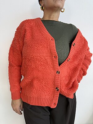 Cardigan orange