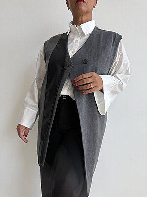 Gilet over doppio revers