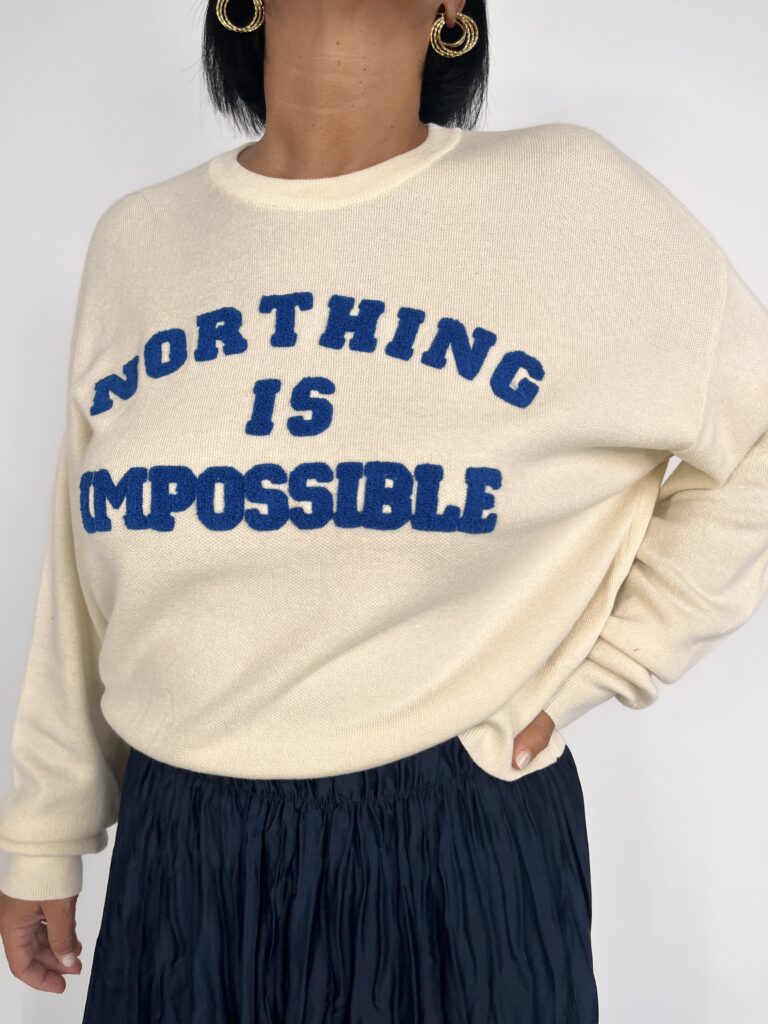 Pull girocollo Northing - Panna 