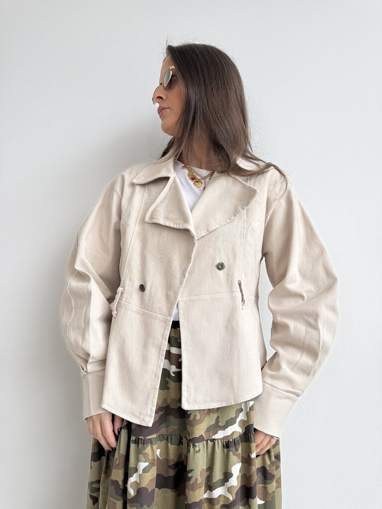 Set Giacca Maya denim - sabbia 