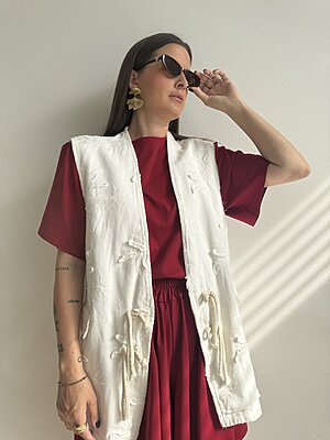 Gilet Petalo denim