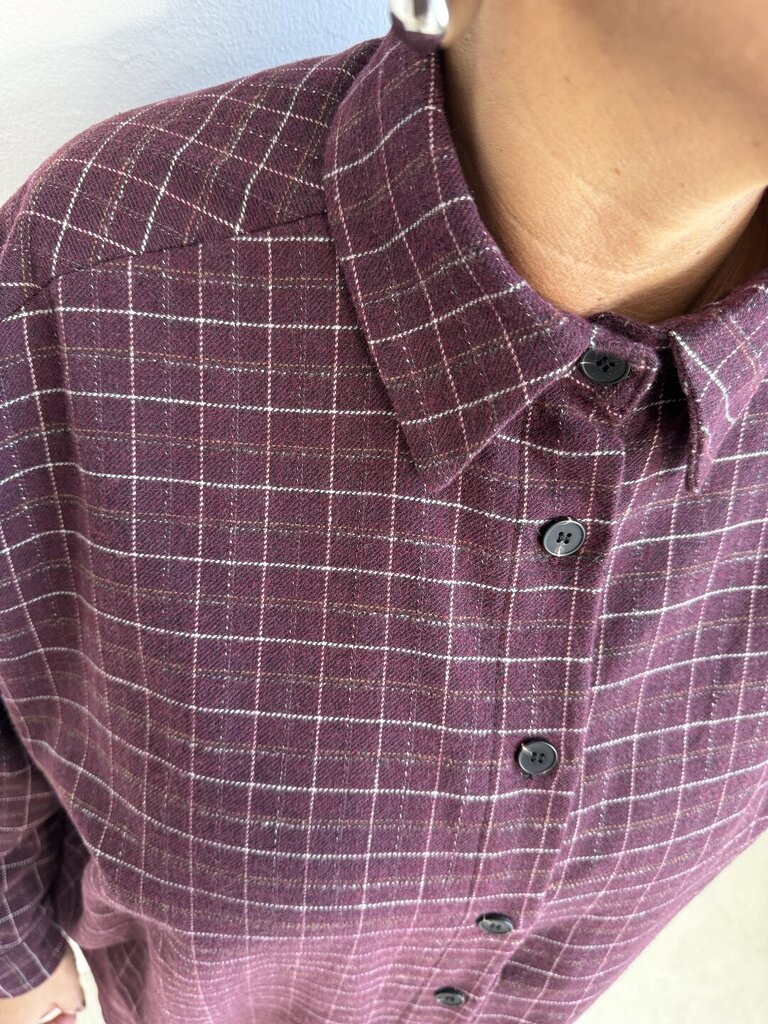 Camicia tablecloth - Bordeaux 