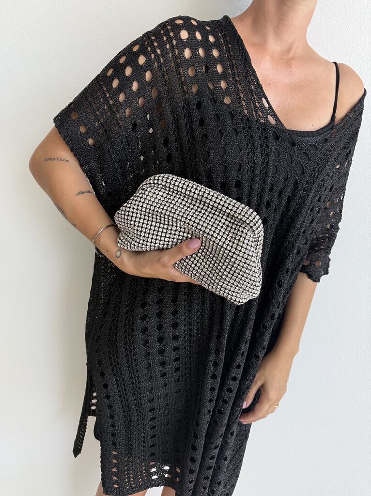Pochette luce strass 