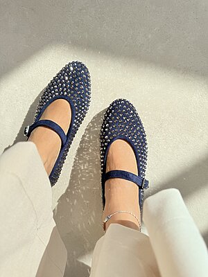 Ballerina SPARK punta tonda blue