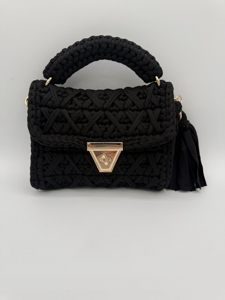 Bag Pretty crochet black 