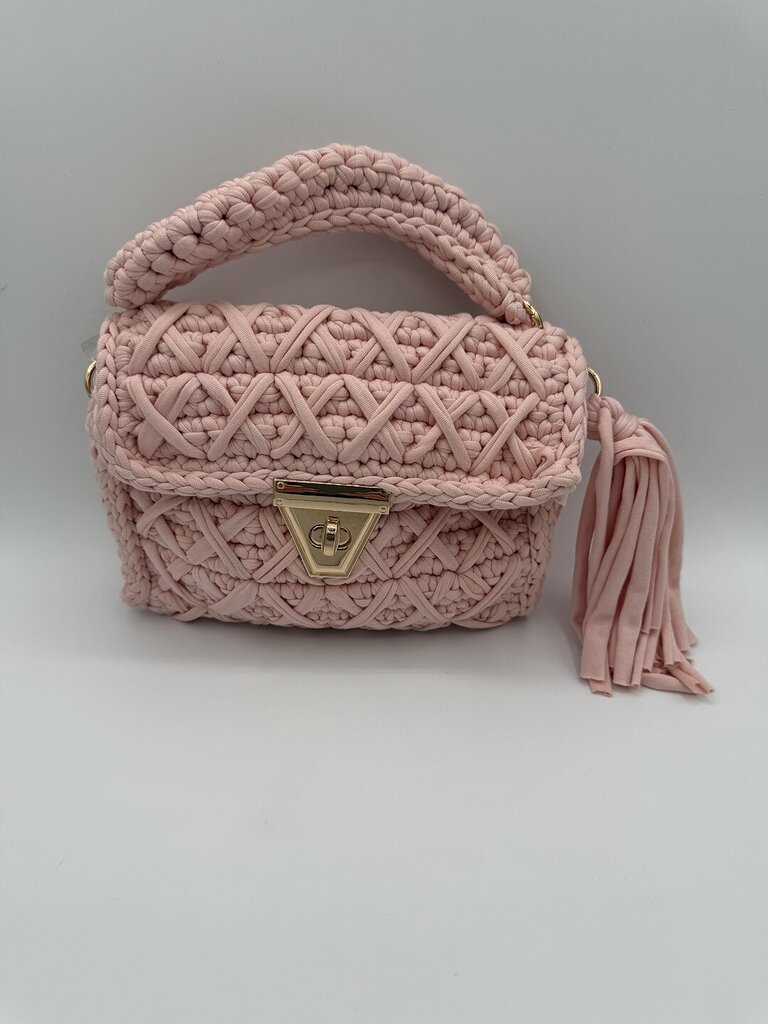 Bag Pretty crochet pink 