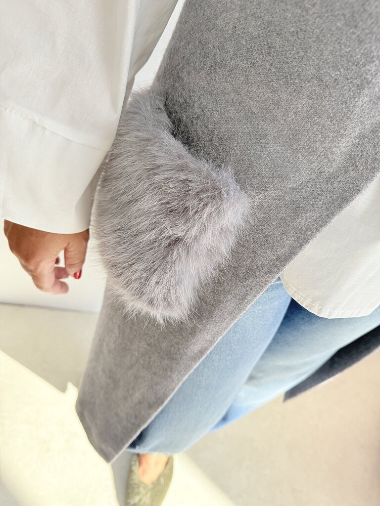 Gilet tasca FUR - Grigio 