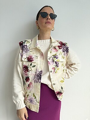 Gilet Peonia violet
