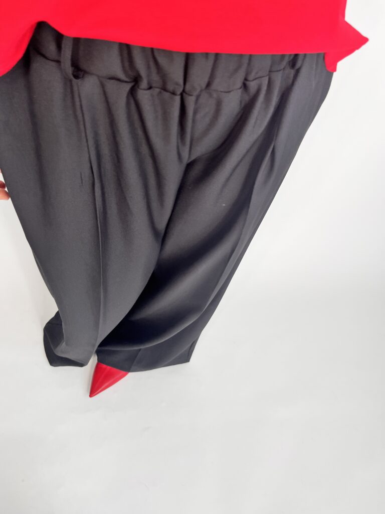 Pantalone largo MARY - Nero 