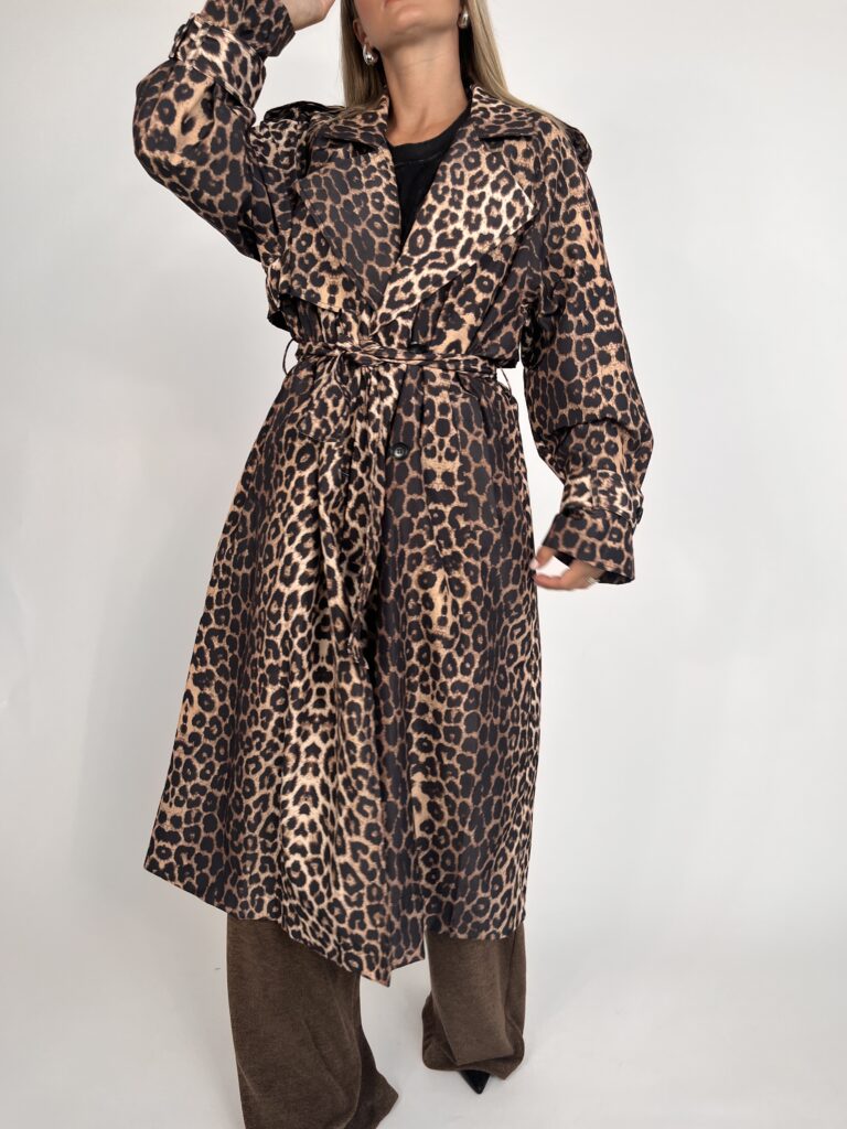 Trench animalier 