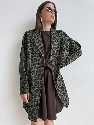 Spolverino midi leopard