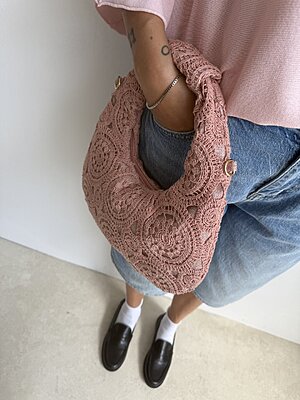 Bag crochet rosadeserto