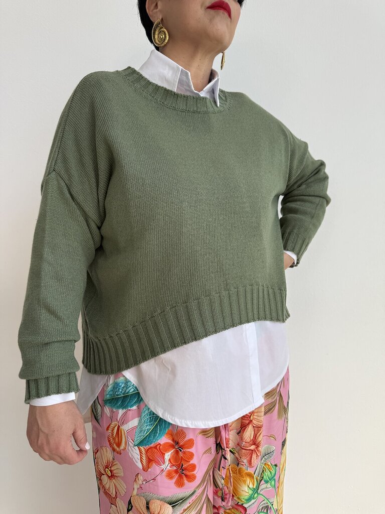Pull Bares cotton - Verde 