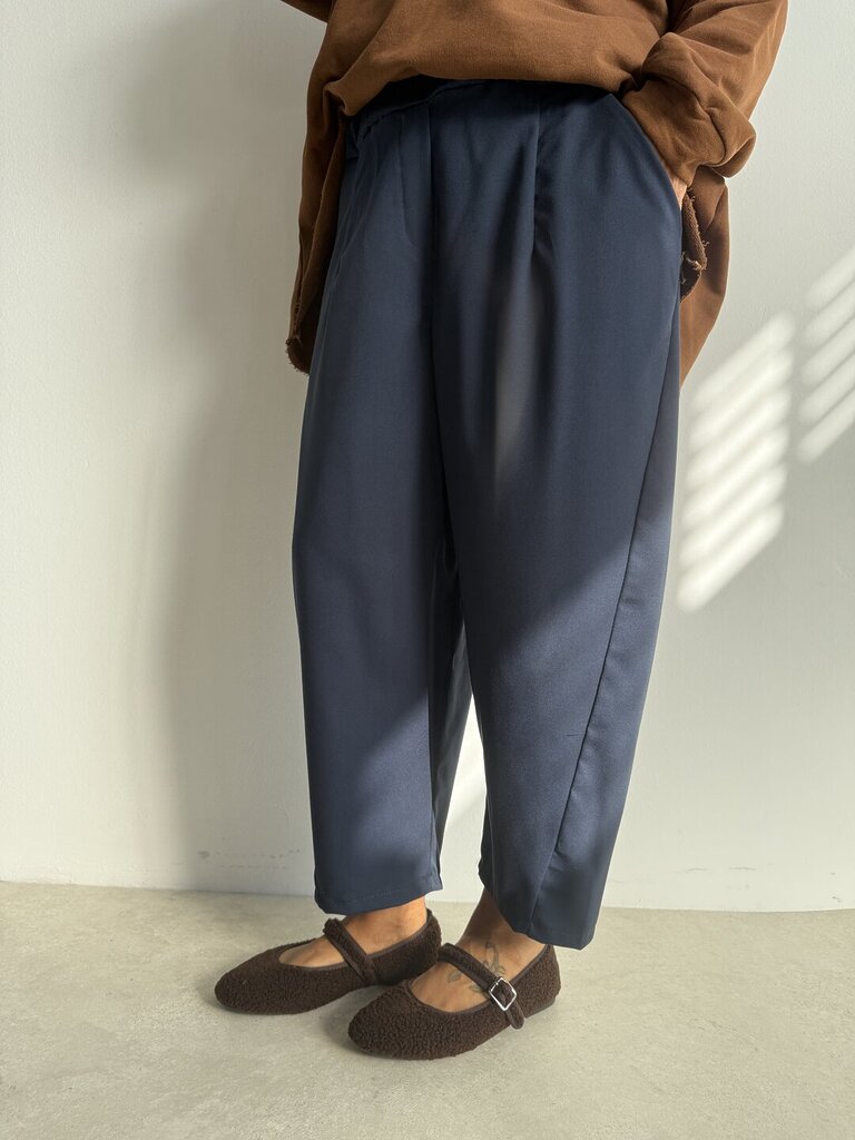 Panta ovetto CLELIA + 𝚌𝚘𝚕𝚘𝚛𝚒 - Blu 
