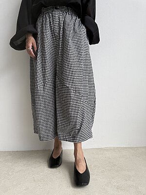 Panta Vichy Black White